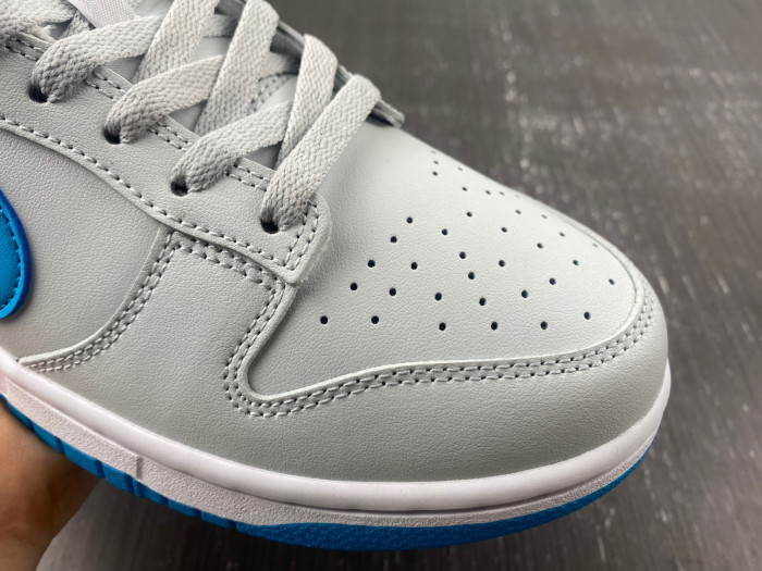 nike dunk low retro pure platinum blue lightning dv0831-001