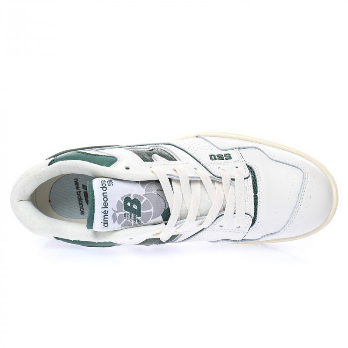 new balance 550 aime leon dore white green bb550ald