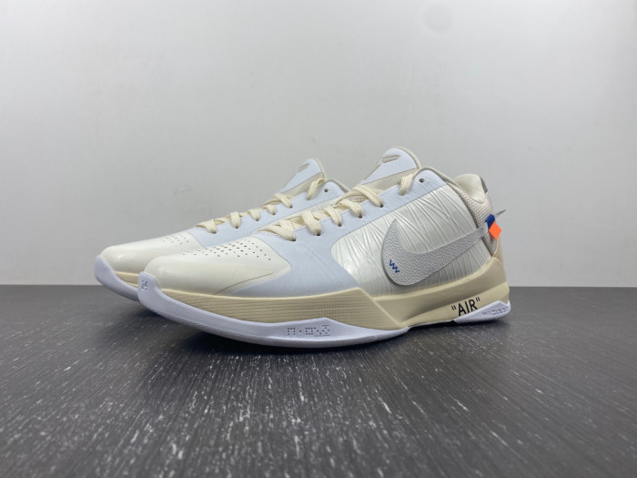 nike kobe 5 protro undefeated rice white db4796-101