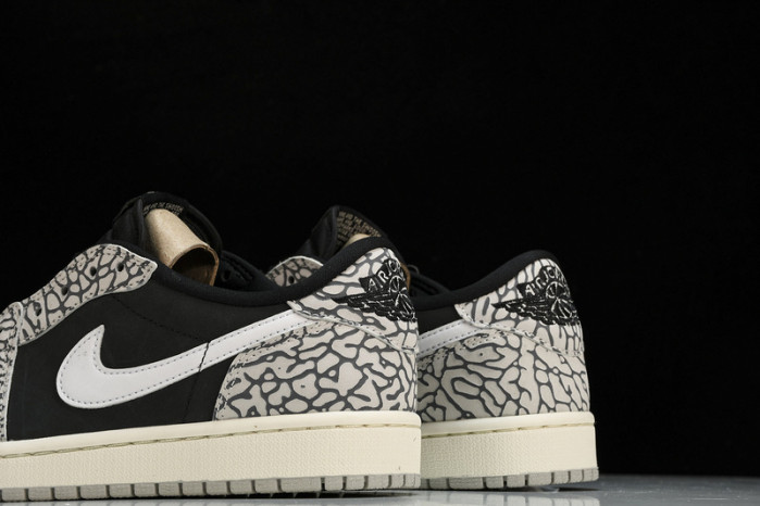 jordan 1 retro low og black cement cz0790-001