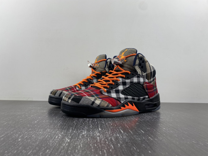 air jordan 5 retro gs ''plaid'' fd4814-008