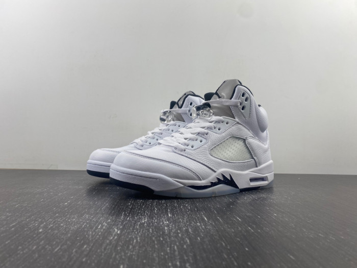jordan 5 retro ''white black'' dd0587-110