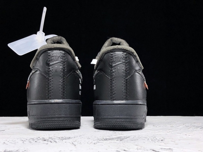 of x moma x nike air force 1 07 low black - av5210-001