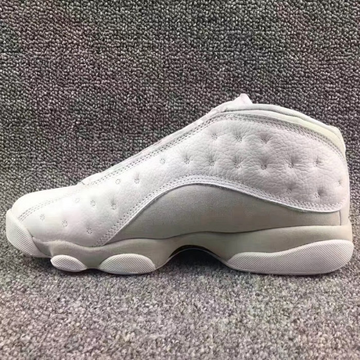 air jordan 13 low“pure money” white mens 310810-100