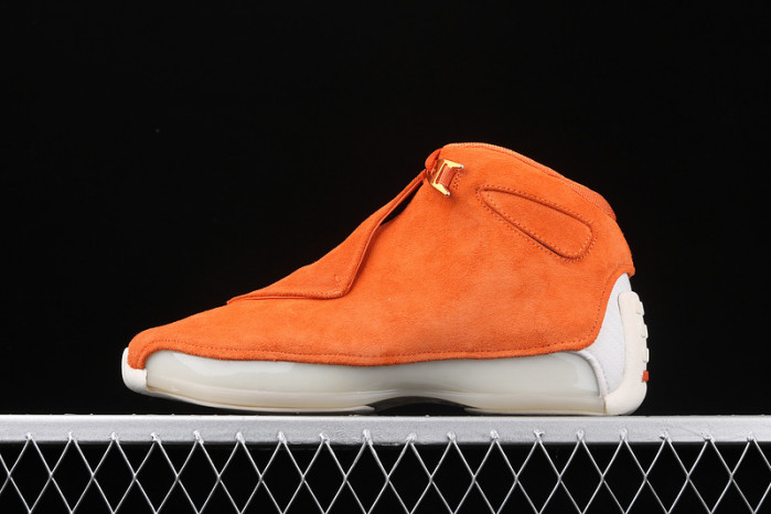 jordan 18 retro campfire orange - aa2494-801