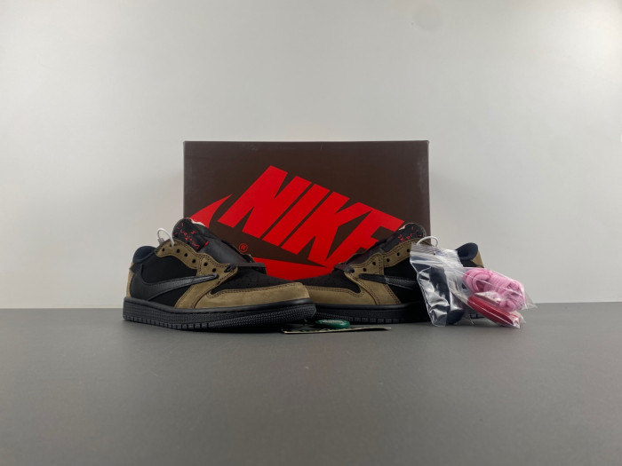 travis scott x air jordan 1 low og “velvet brown”dm7866-202