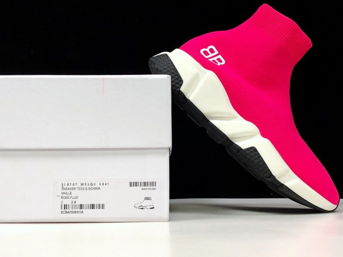 bl speed trainer sneakers sole rose red h903p8083