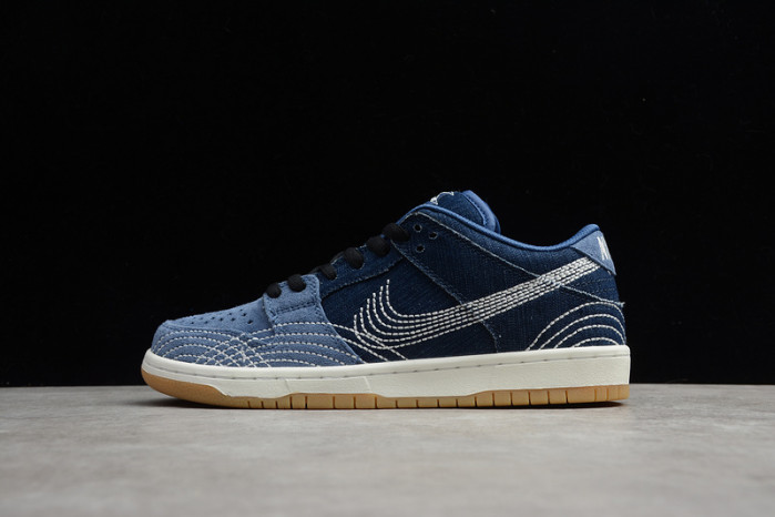 nike sb dunk low denim sashiko cv0316-400