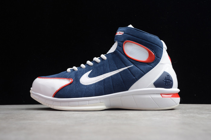 air zoom huarache 2k4 navy blue/white/red 308475-400
