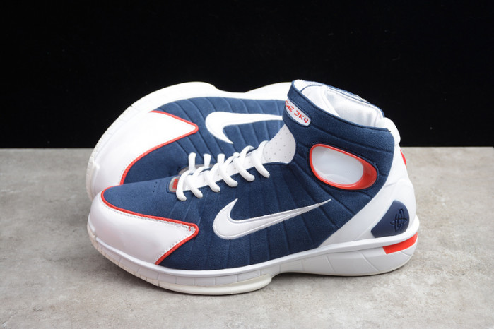 air zoom huarache 2k4 navy blue/white/red 308475-400