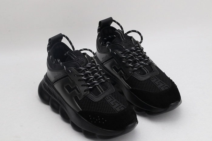 vse chain reaction black sneaker