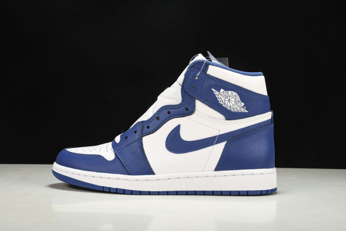 air jordan 1 retro high og storm blue 555088-127