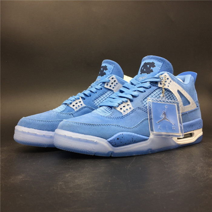 air jordan 4 retro unc 2019 pe sky blue aj4 1032070