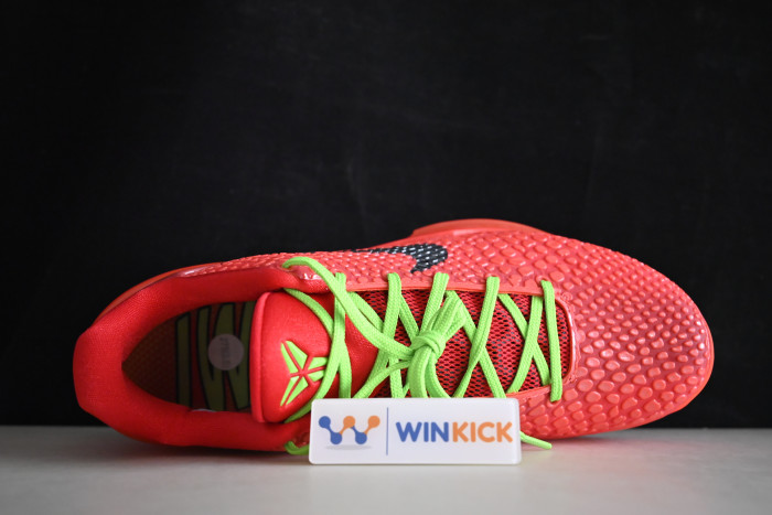 nike kobe 6 protro “reverse grinch” fv4921-600