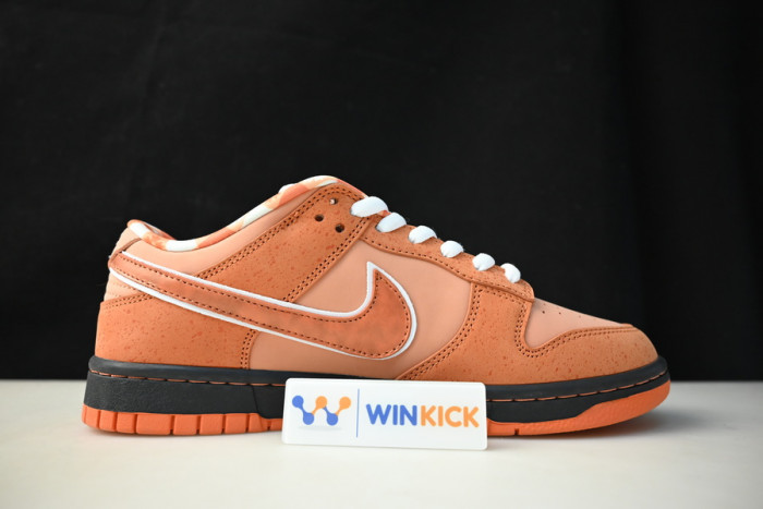 concepts x nike sb dunk low “orange lobster” fd8776-800