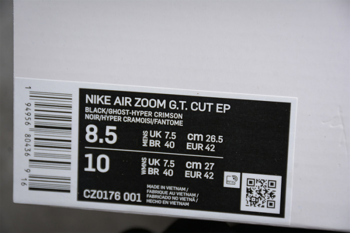 nike zoom gt cut ep cz0176-001